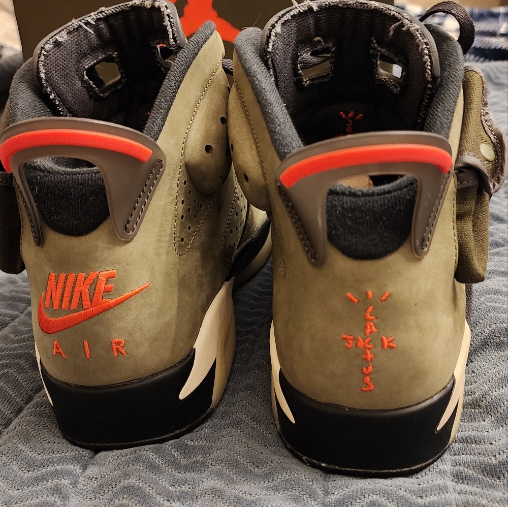 Jordan 6 Cactus Jack Travis Scott Olive